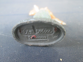 ELASTOLIN German soldier with towel, Duitse soldaat met handdoek. goede staat