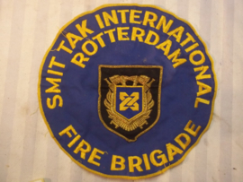 Rare firebrigade badge Smit- Tak. Zeldzaam embleem Brandweer smit-tak van de olietankers en sleepdiensten over zee.