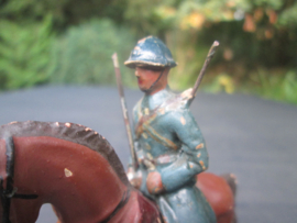 DURSO Belgium officer on horse. Belgische officier op paard leger en of politie.