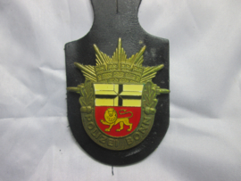 German police badge, Duitse politie borsthanger. POLIZEI BONN.