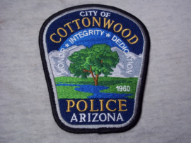 Badge, embleem Police Arizona City of Cottonwood.