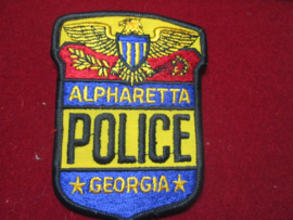 Sleeve badge Alpharetta Police Georgia.