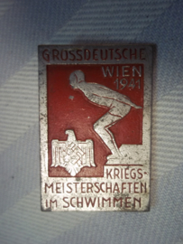 German tinnie Kriegsmeisterschaften im schwimmen Wien 1941 Sport tinnie