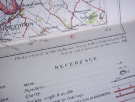 British map Belgium OSTEND from the War Office 1911, nice detailed map. Engelse leger kaart Belgie Oostende Ieper, het Westelijk front, mooi gemarkeerd leuk WO1 document uit 1911.