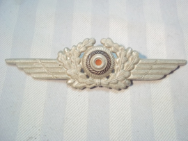 German luftwaffe visor cap wreath & cocarde. Duitse cocarde voor luftwaffe manschappen pet