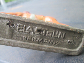 ELASTOLIN Belgium officer on horse Belgische officier op paard.