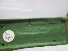 ELASTOLIN Indiaan op paard met veren lans mooie staat apart stuk.