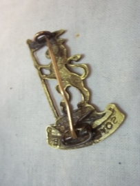 Capbadge New-Zealand Liverpool rifle brigade. Sweetheart, Petembleem waarvan een sweetheart is gemaakt apart regiment.