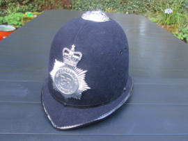British Bobby helmet Metropolitan Police. Bobbyhelm politie.