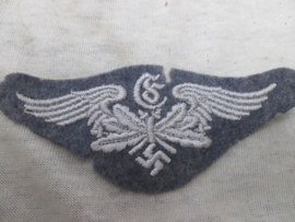 German luftwaffe qualificatio badge, FLAK Range finder. Duits luftwaffe kwalificatie embleem FLAK afstandsmeter bediener.