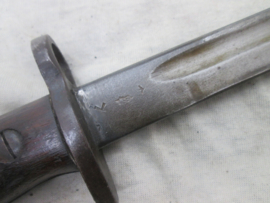 British bayonet Model 1907, nicely marked. Engelse bajonet Lee Enfield geweer uitgifte 6- 1913. licht gebruikte staat.
