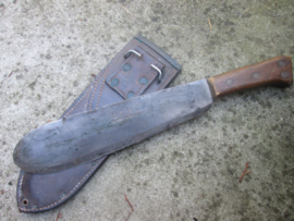 US WW2 USMC hospital corpsman bolo knife 1943 dated. Amerikaans kapmes USMC Marine Corps 1943 gedateerd in gemarkeerde schede leuk item.