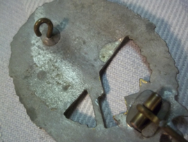 German Coastal Artillery war badge 1941, no maker. Duits Kust artillerie medaille zonder maker, mooie speldinzetting.