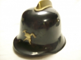 Miniature German fire helmet. Miniatuur Duitse brandweerhelm