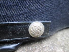 French police cap with number. Franse politie kepie met nummer, oud model, gedragen door de Parijse politie.
