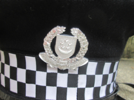 Singapore officers police cap. Politiepet engels model Singapore politie, officiers model.