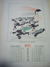 Bevrijdings kalender 1945, 2de druk, in de anonimiteit gemaakt