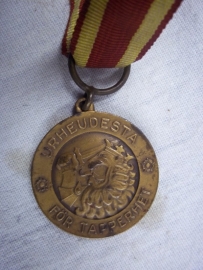 Medal Finland 1914-1918 with ribbon. Finse herinnerings medaille WO1 aan lint