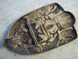 German tinnie rally badge, Duitse tinnie 3. Schwabische Frontsoldatentag, Kriegsopfer ehrentag Türingen 1-8- 1935