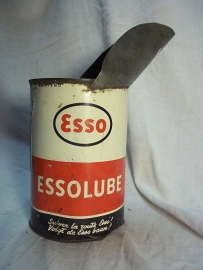 ESSO Oilcan, nicely marked. Oliekan merk ESSO.