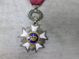 Belgische medaille Ridder in de Kroonorde.