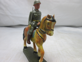 Fabrication Belge Italian officer on horse. Italiaanse officier te paard.