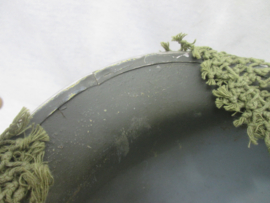 US- Army paratrooper helmet front seam, fixed bail, with Westinghouse liner. nicely marked. Amerikaanse parahelm met binnenhelm, zeldzame set. leuk is dat de binnenhelm na de oorlog door de PATHE cinema's is gebruikt