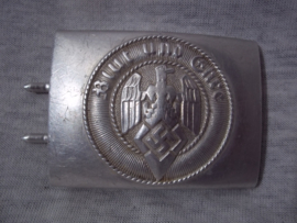 German buckle Hitler Youth very rare closing system. Duits koppelslot met aparte sluiting, zeldzamere variant.