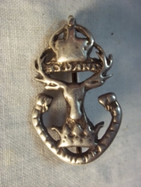 Scottish badge for sporan, Gordon Highlanders very rare Schots embleem behorend op de sporan van het regiment Gordon Highlanders ongeveer 3 cm.
