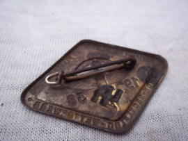 German tinnie, rally badge, Duitse tinnie, N.S.F.K. National Socialistisches Flieger Korps. 19e Rhön- segelflug wettbewerb- 1938.