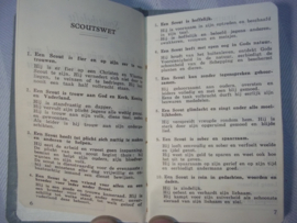 Scouting member book. Lid boekje Vlaams Verbond der katholieke Scouts.
