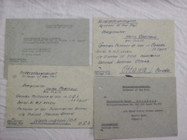Prisoner of war post, Kriegsgefangenen Post Krijgsgevangen post 4 enveloppen
