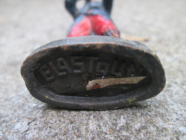 ELASTOLIN French shooting soldier WO1. Franse soldaat schietend 1870/1871. goede staat