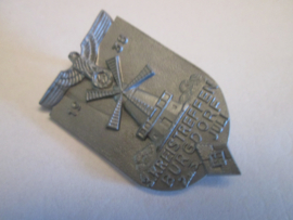 German tinnie, rally badge, Duitse tinnie HJ. 3e Kreistreffen Burgdorf 2-3 juli 1938. Plastik uitvoering, maker uit Ludenscheid. zeer aparte  Hitler- Jugend tinnie van een kreistreffen.
