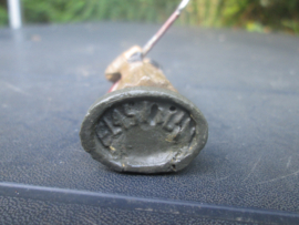 ELASTOLIN Belgium soldier on guard, Belgische soldaat op wacht.