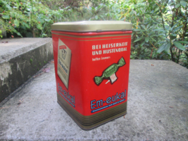 German/ Austrian rare tin. Duits Oostenrijks blik welke weinig tegenkomt in deze staat Dr.C.Saldan - EM-Eukal. hoest pastilles.