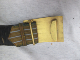 US Infantry officers sword belt model 1902, nicely marked. Amerikaanse officiers riem met sabeldrager M.C.Lilley & Co manufactures Columbus Ohio, zeer goede staat TOP