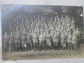 Duitse Foto / Postkaart Reichswehr 16. Komp. Ausbild. Batl. Inf. reg. 18 - Sennelager 1922.