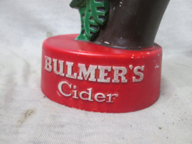 Advertisment item Reclame popje van hard plastik jaren 70. BULMER'S Cider. Zeer kleurrijke reclame item.