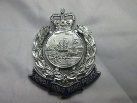 Police cap badge Royal Hong- Kong Police. politie pet embleem