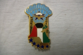 French para badge koeweit 1991, Franse para borsthanger