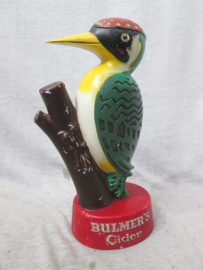 Advertisment item Reclame popje van hard plastik jaren 70. BULMER'S Cider. Zeer kleurrijke reclame item.