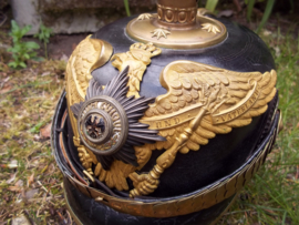 Pruisen Garde officier pickelhaube voor de officieren van 2,3,4, Garde regiment zu Fuss en Garde Grenadier Regiment 1 t/m 5.