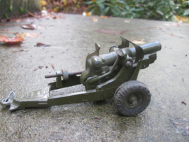 Metal gun british made, Metalen kanon, leuk mechaniek mooi model.