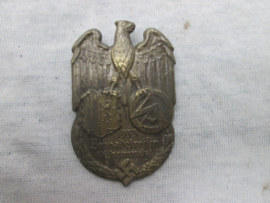 German tinnie, rally badge, Duitse tinnie SA- Brigadetreffen Chemnitz 1933. SA- Abteilung.