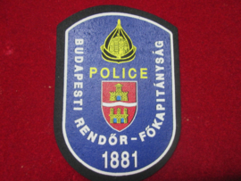 Police sleeve badge Budapesti Rendor Fokapitanysag .Budapest politie embleem.