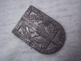 German tinnie rally badge, Duitse tinnie Wettkampftage der SA gruppe  Westmark Trier 1939.