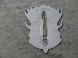 German member badge of the German hunting association. Duitse speld van de Deutscher Jägerverband. mooi gemerkt Ges.Gesch. in een bijna mint staat
