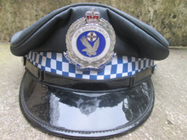 Cap of the New- South Wales Police Department. Politie pet NSW. met skai dek. zeer nette staat.