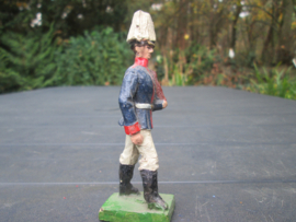 ELASTOLIN German guard 10 cm.. Duitse Garde regiment officier met pickelhaube met paardestaart